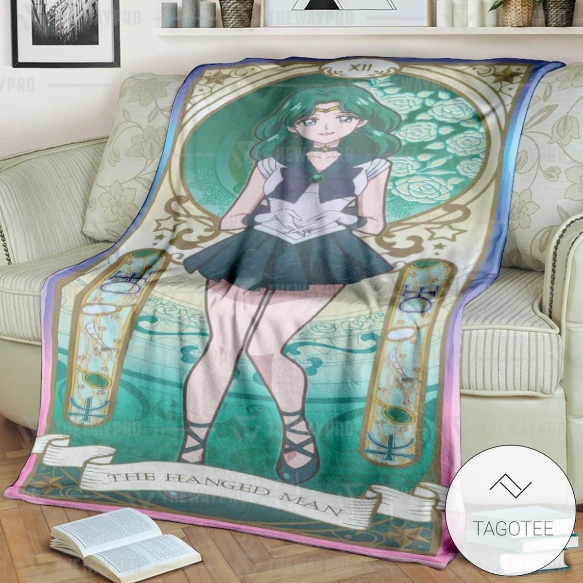 Anime Sailor Moon The Hanged Man Custom Soft Blanket Anime Sailor Moon The Hanged Man Custom Soft Blanket