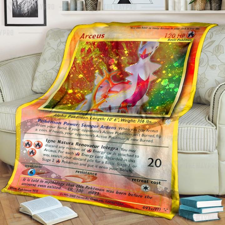 Arceus Pokemon Blanket Arceus Pokemon Blanket