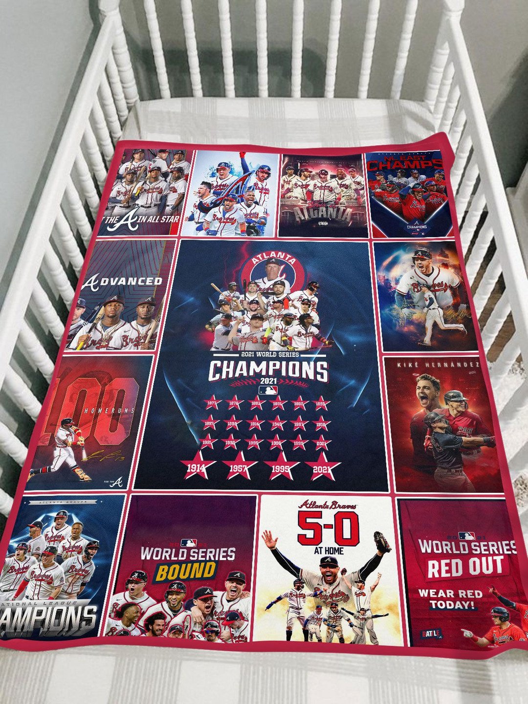 Atlanta Champions 2021 Blanket Atlanta Champions 2021 Blanket