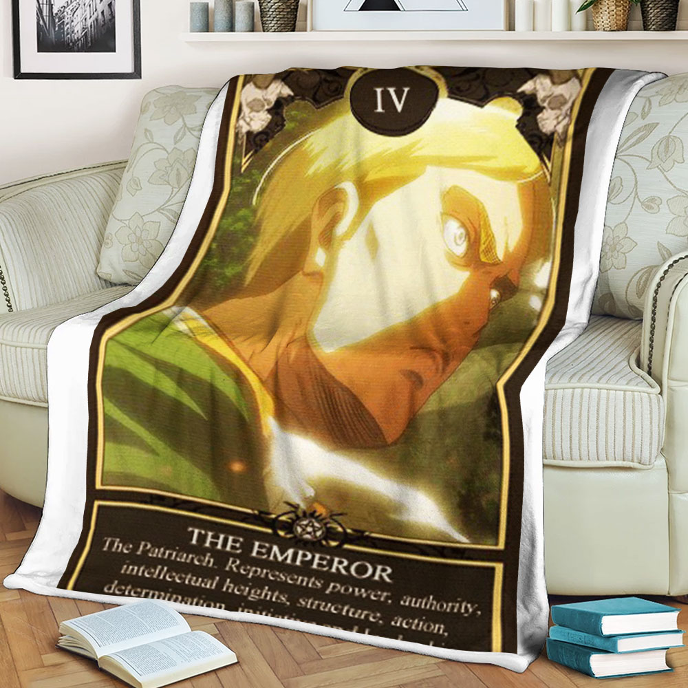 Attack On Titan Erwin Sherpa Blanket Attack On Titan Erwin Sherpa Blanket