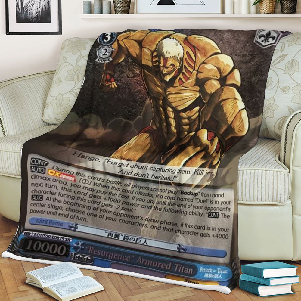 Attack On Titan Resurgence Armored Titan Blanket Attack On Titan Resurgence Armored Titan Blanket