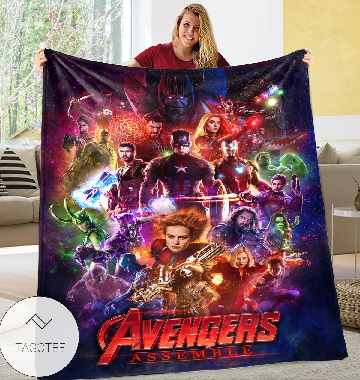 Avengers Assemble Marvel Hero Blanket Avengers Assemble Marvel Hero Blanket