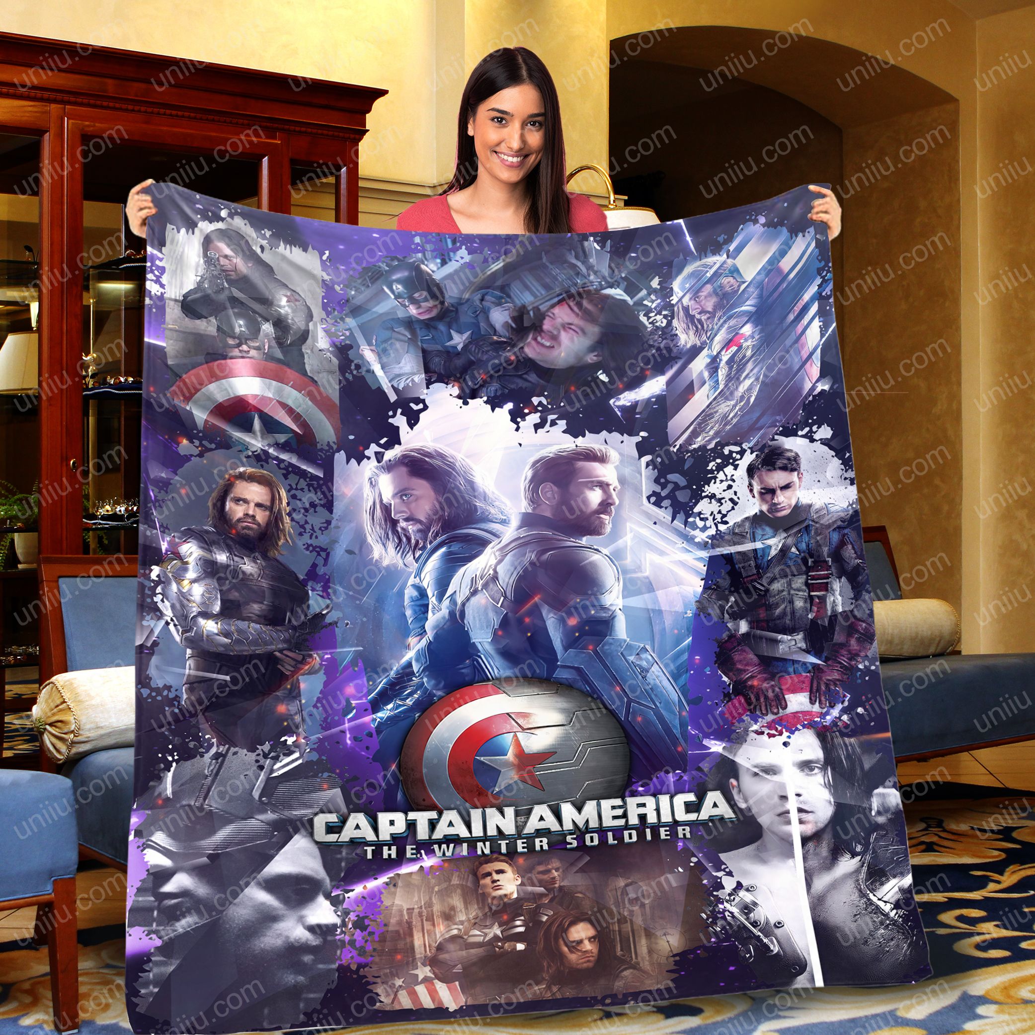 Avengers Captain America The Winter Soldier Blanket Avengers Captain America The Winter Soldier Blanket