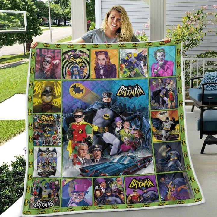 Batman 1966 Tv Series Quilt Blanket Batman 1966 Tv Series Quilt Blanket
