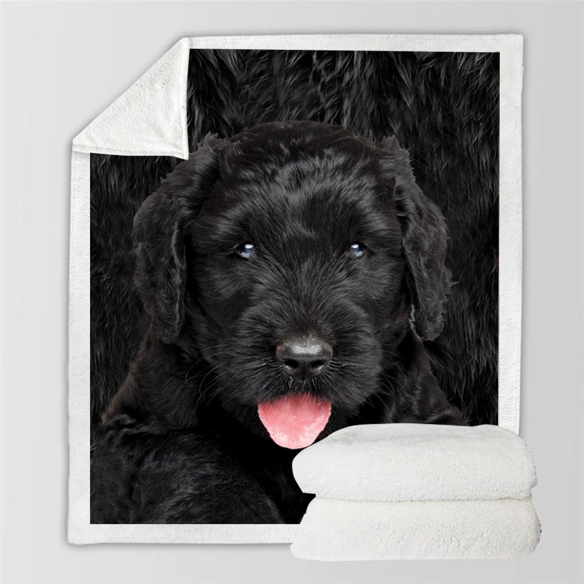 Black Russian Terrier Blanket Black Russian Terrier Blanket
