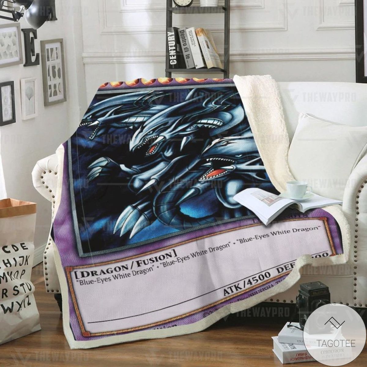 Blue Eyes Ultimate Dragon Custom Blanket Blue Eyes Ultimate Dragon Custom Blanket