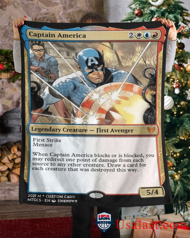 Captain America First Avenger Fleece Blanket Captain America First Avenger Fleece Blanket