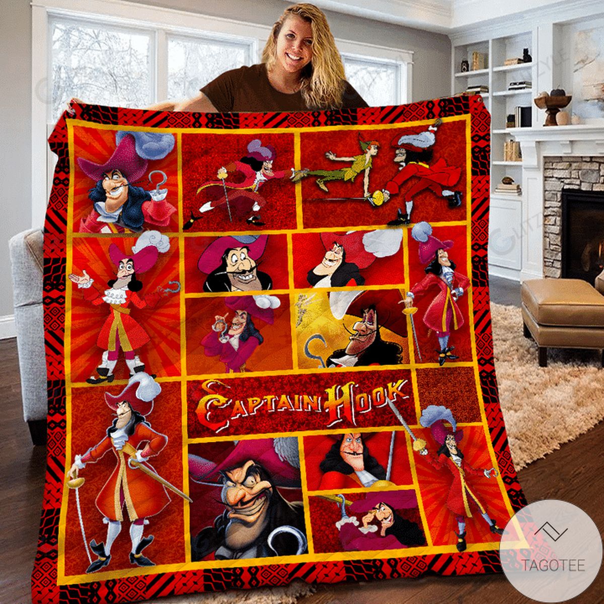 Captain Hook Blanket Quilt Captain Hook Blanket Quilt
