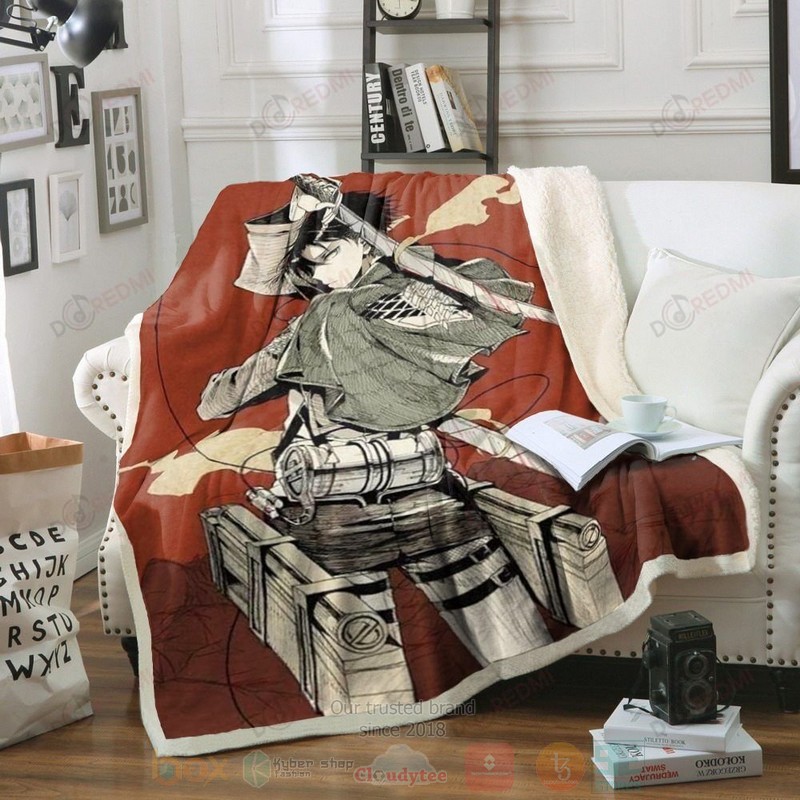 Captain Levi Attack On Titan Blanket Captain Levi Attack On Titan Blanket