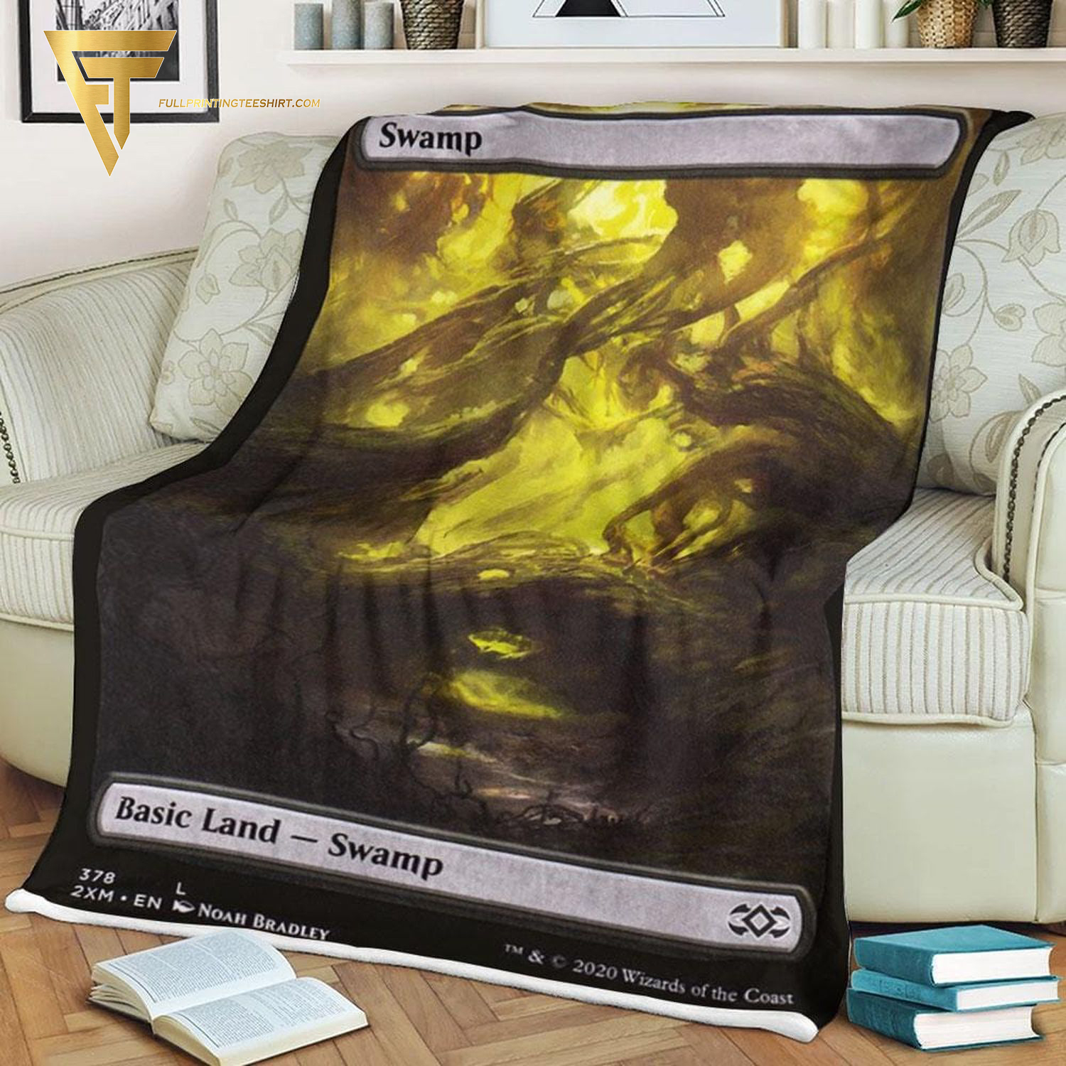 Card Basic Land Swamp Game Magic The Gathering Blanket Card Basic Land Swamp Game Magic The Gathering Blanket