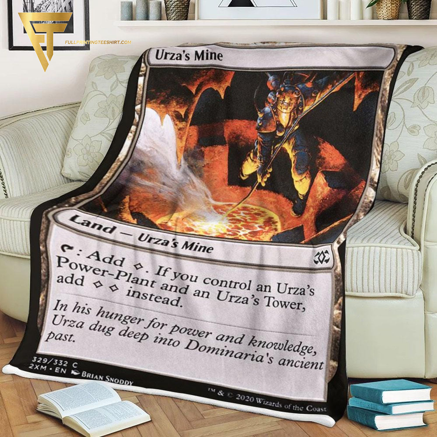Card Urzas Mine Game Magic The Gathering Blanket Card Urzas Mine Game Magic The Gathering Blanket