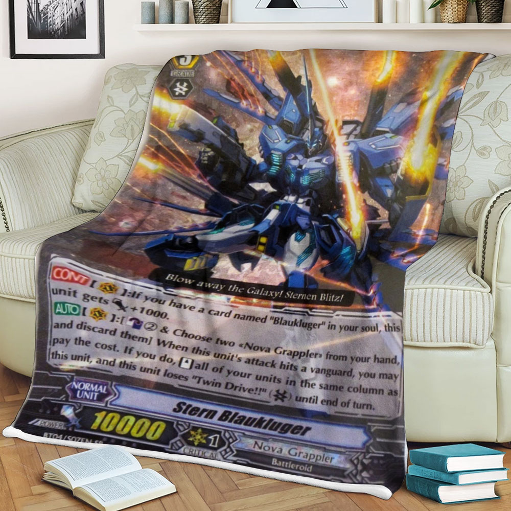 Cardfight Vanguard Stern Blaukluger Sherpa Blanket Cardfight Vanguard Stern Blaukluger Sherpa Blanket