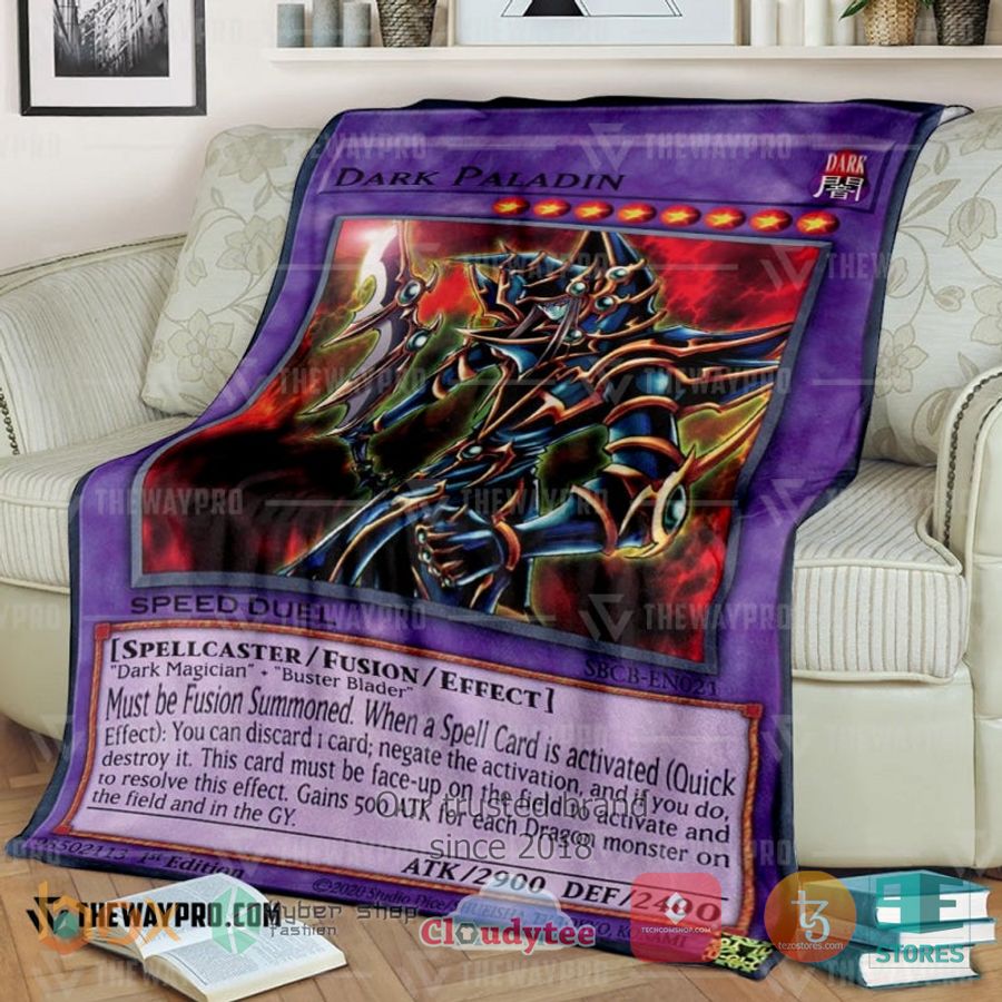 Dark Paladin Card Soft Blanket Dark Paladin Card Soft Blanket