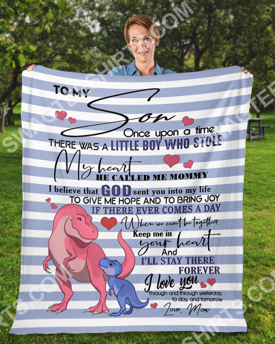 Dinosaur To My Son I Love You Today And Tomorrow Your Mom Blanket Dinosaur To My Son I Love You Today And Tomorrow Your Mom Blanket