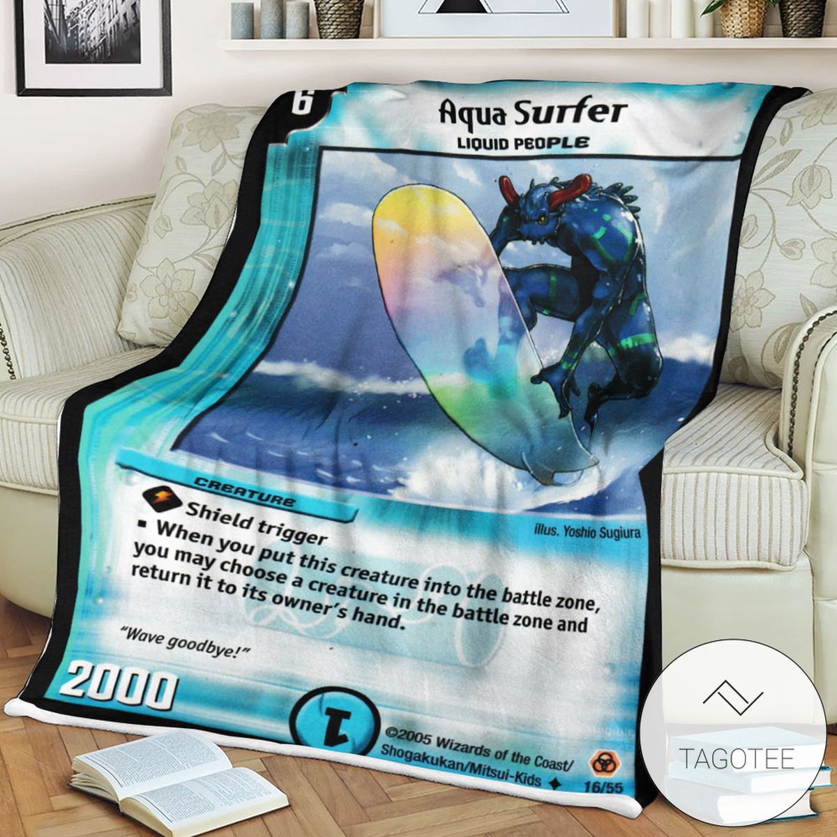 Dm Aqua Surfe Duel Masters Sherpa Blanket Tagotee Dm Aqua Surfe Duel Masters Sherpa Blanket Tagotee