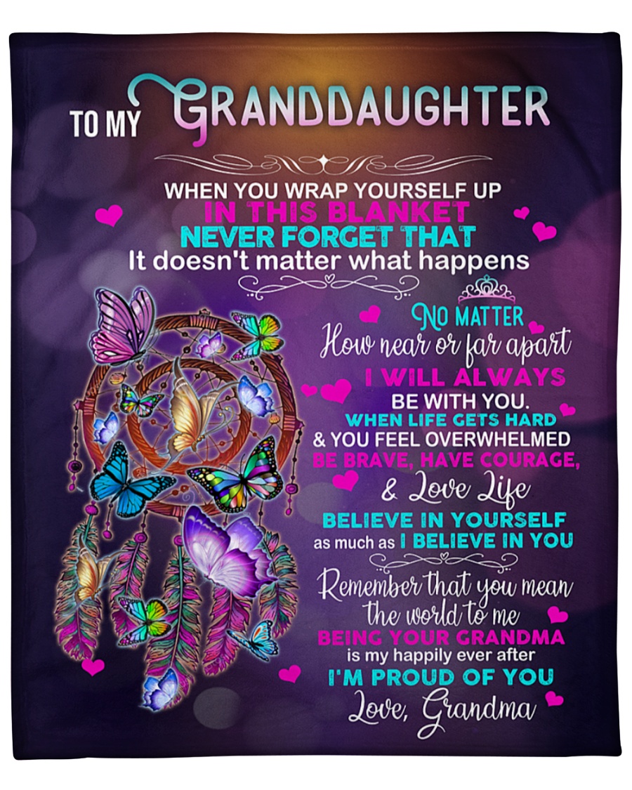 Dreamcatcher Grandma To My Granddaughter Blanket Dreamcatcher Grandma To My Granddaughter Blanket