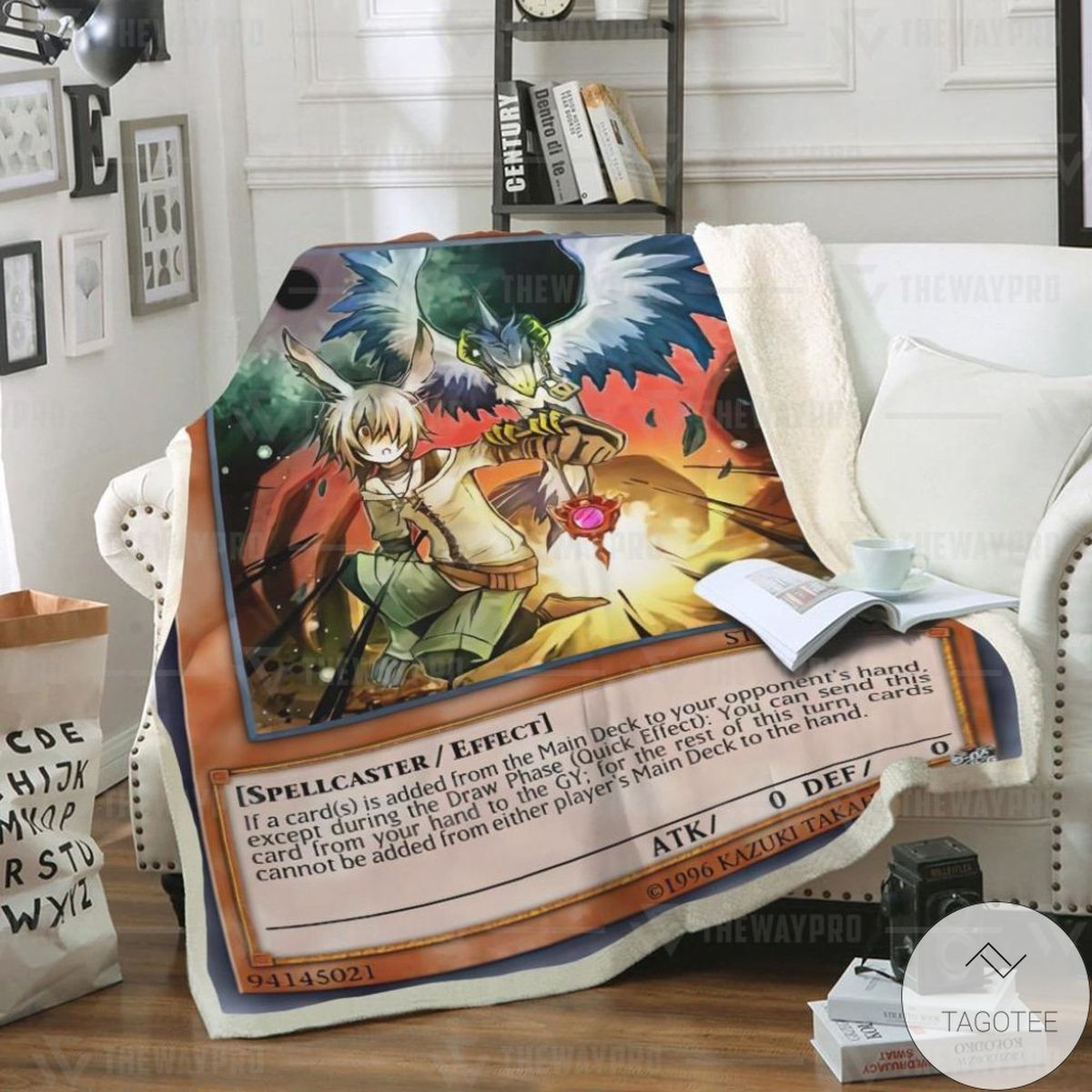 Droll Lock Bird Custom Blanket Droll Lock Bird Custom Blanket