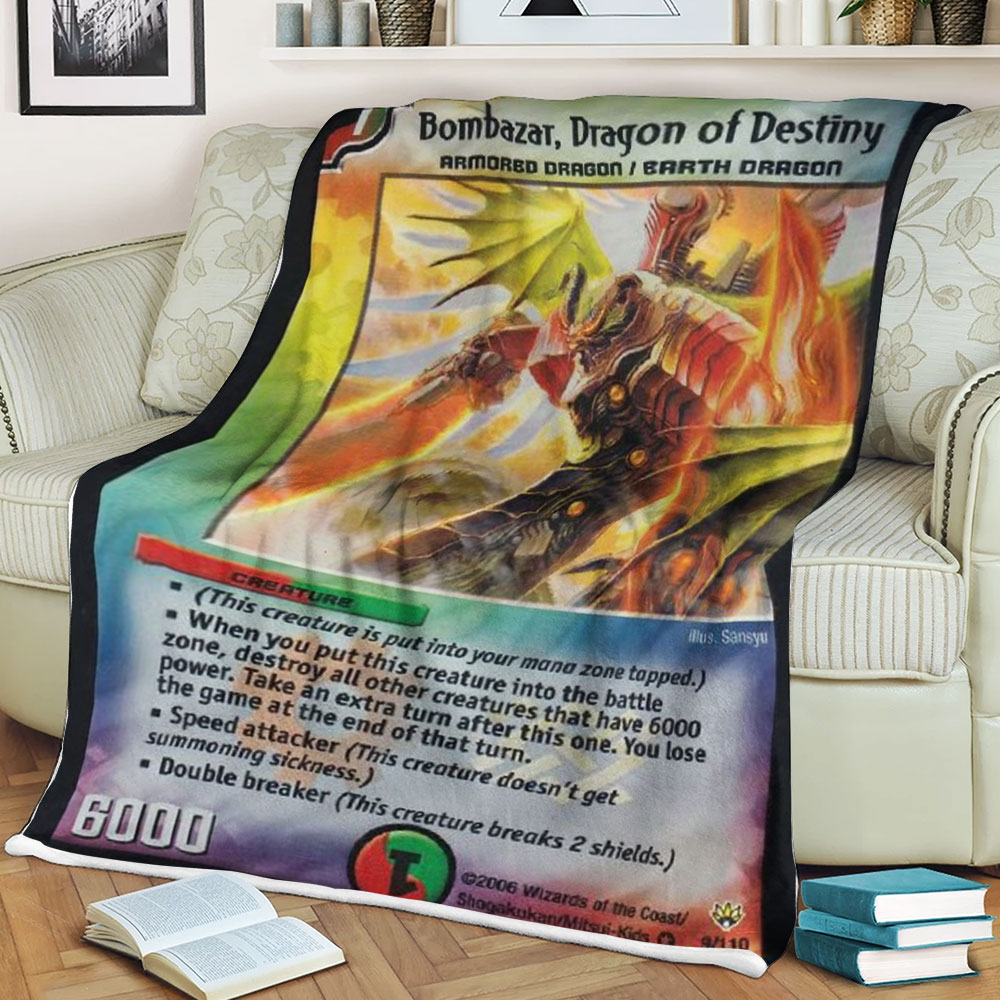 Duel Masters Bombazar Dragon Of Destiny Blanket Duel Masters Bombazar Dragon Of Destiny Blanket