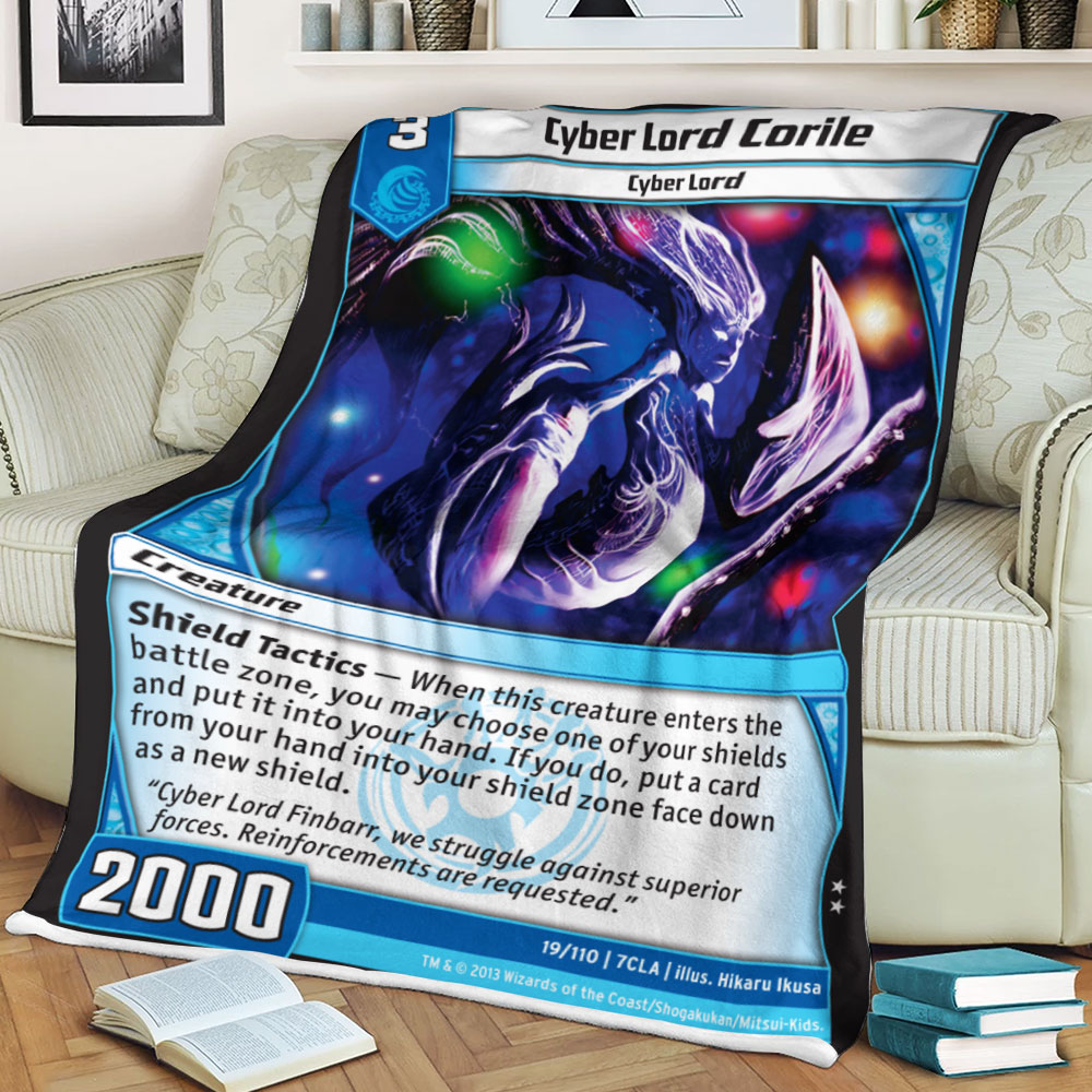 Duel Masters Cyber Lord Corile Sherpa Blanket Duel Masters Cyber Lord Corile Sherpa Blanket