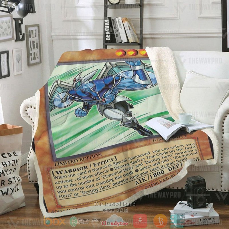 Elemental Hero Stratos Custom Soft Blanket Elemental Hero Stratos Custom Soft Blanket