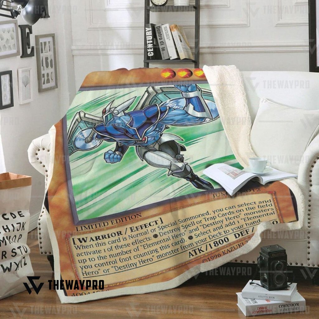 Elemental Hero Stratos Yu Gi Oh Blanket Elemental Hero Stratos Yu Gi Oh Blanket