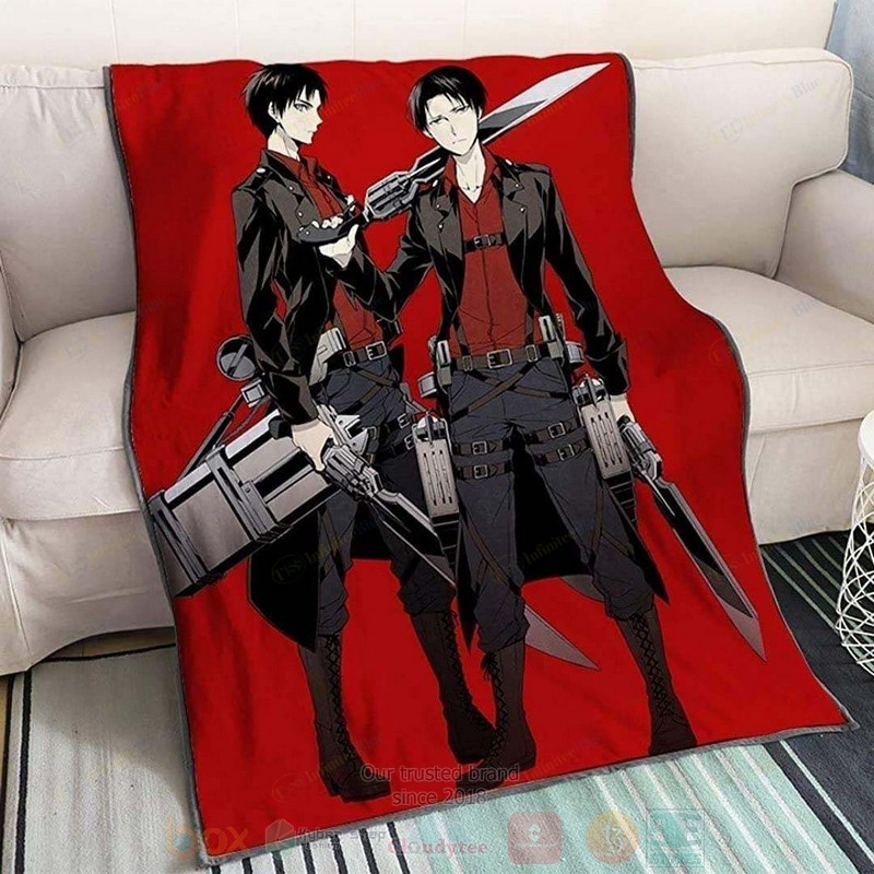 Eren And Levi Attack On Titan Blanket Eren And Levi Attack On Titan Blanket