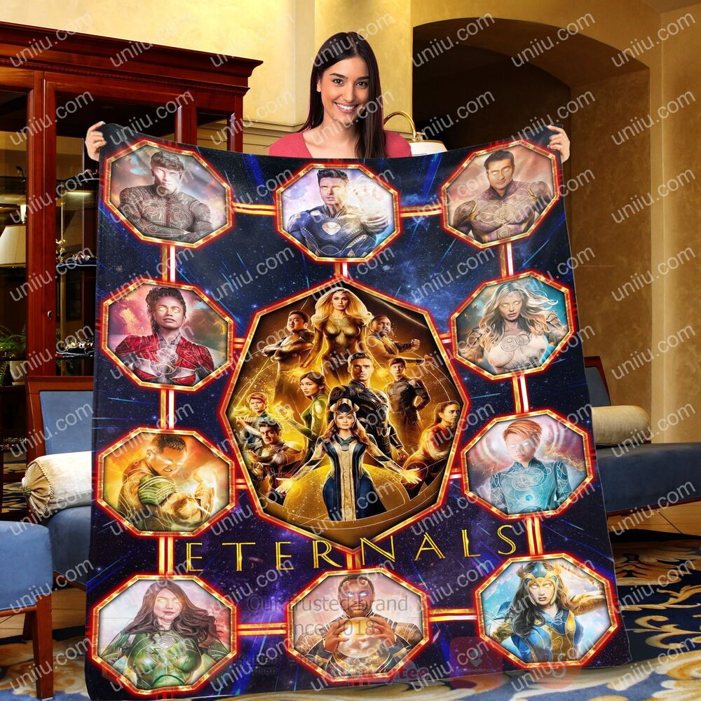 Eternals Super Here Blanket Eternals Super Here Blanket