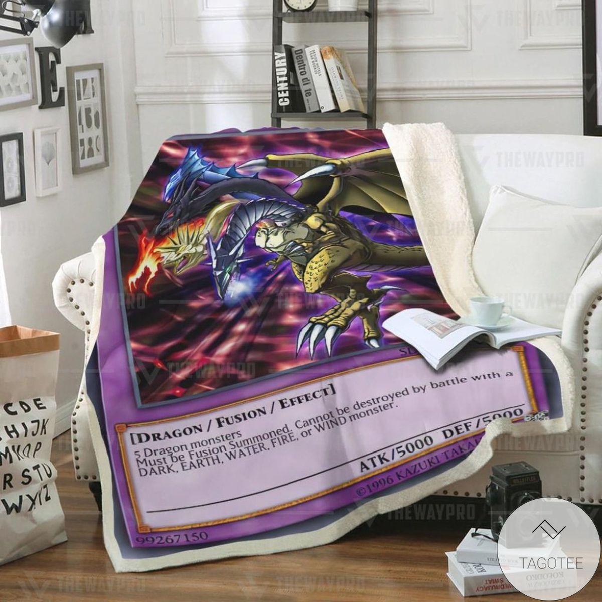 Five Headed Dragon Custom Blanket Five Headed Dragon Custom Blanket