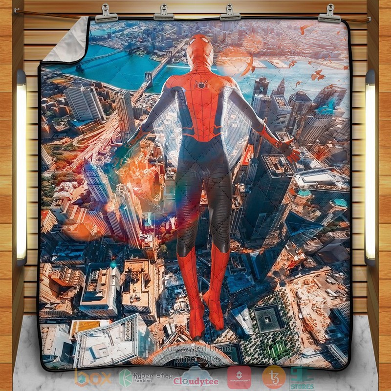 Friendly Neighborhood Hero Quilt Blanket Friendly Neighborhood Hero Quilt Blanket