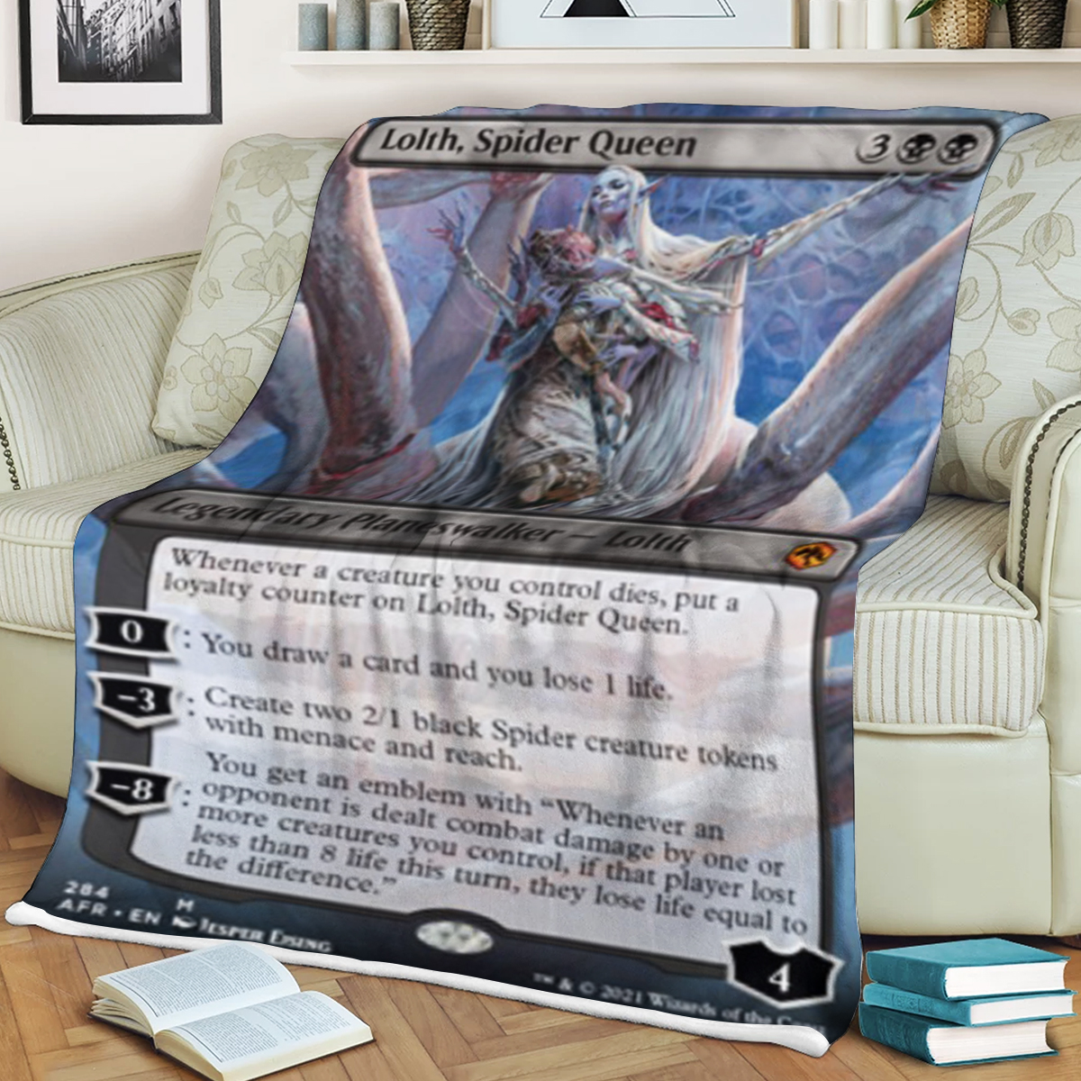 Game Dungeons And Dragons Lolth Spider Queen Blanket Game Dungeons And Dragons Lolth Spider Queen Blanket