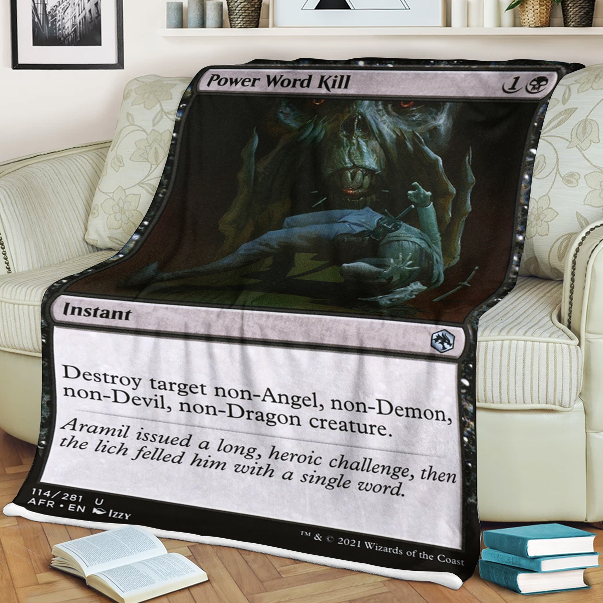 Game Dungeons And Dragons Power Word Kill Blanket Game Dungeons And Dragons Power Word Kill Blanket