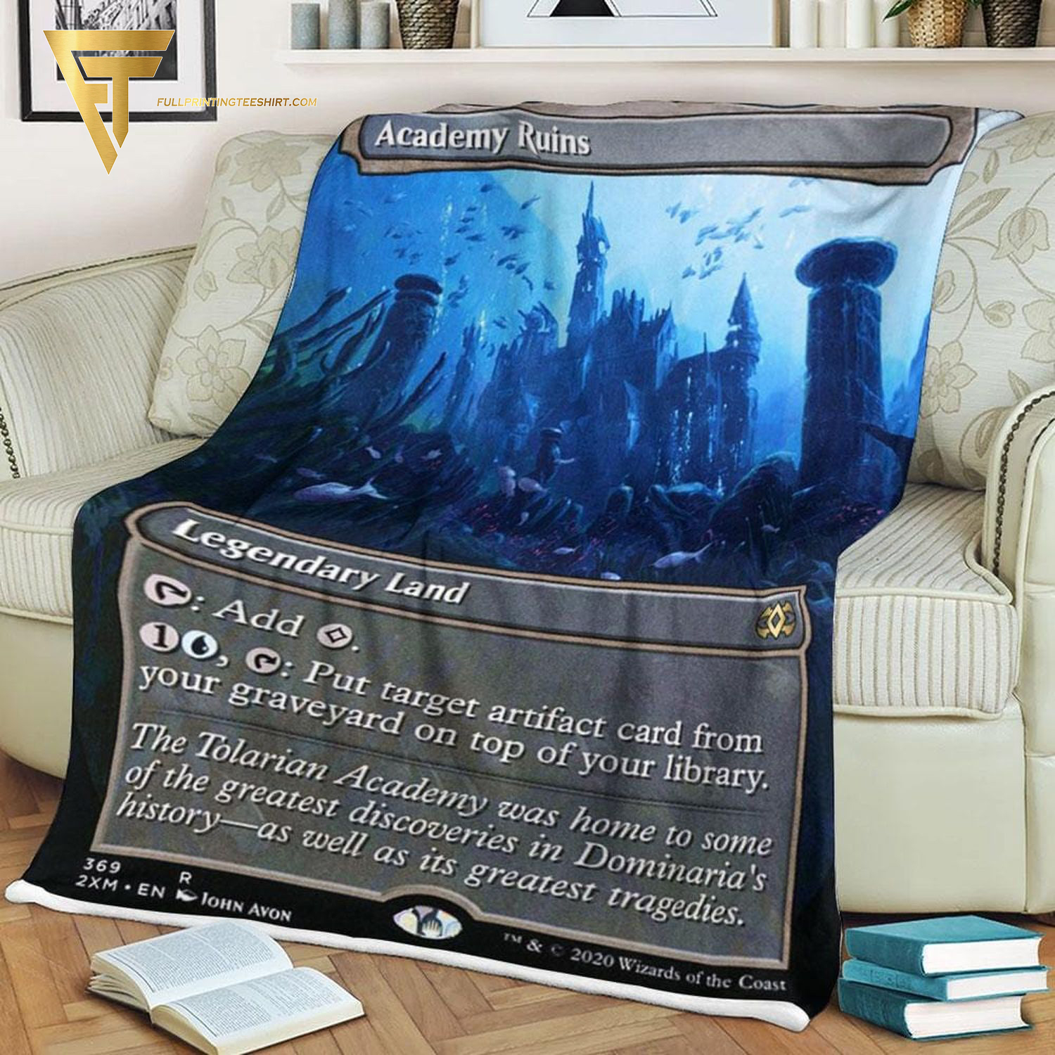 Game Magic The Gathering Academy Ruins Legendary Land Blanket Game Magic The Gathering Academy Ruins Legendary Land Blanket