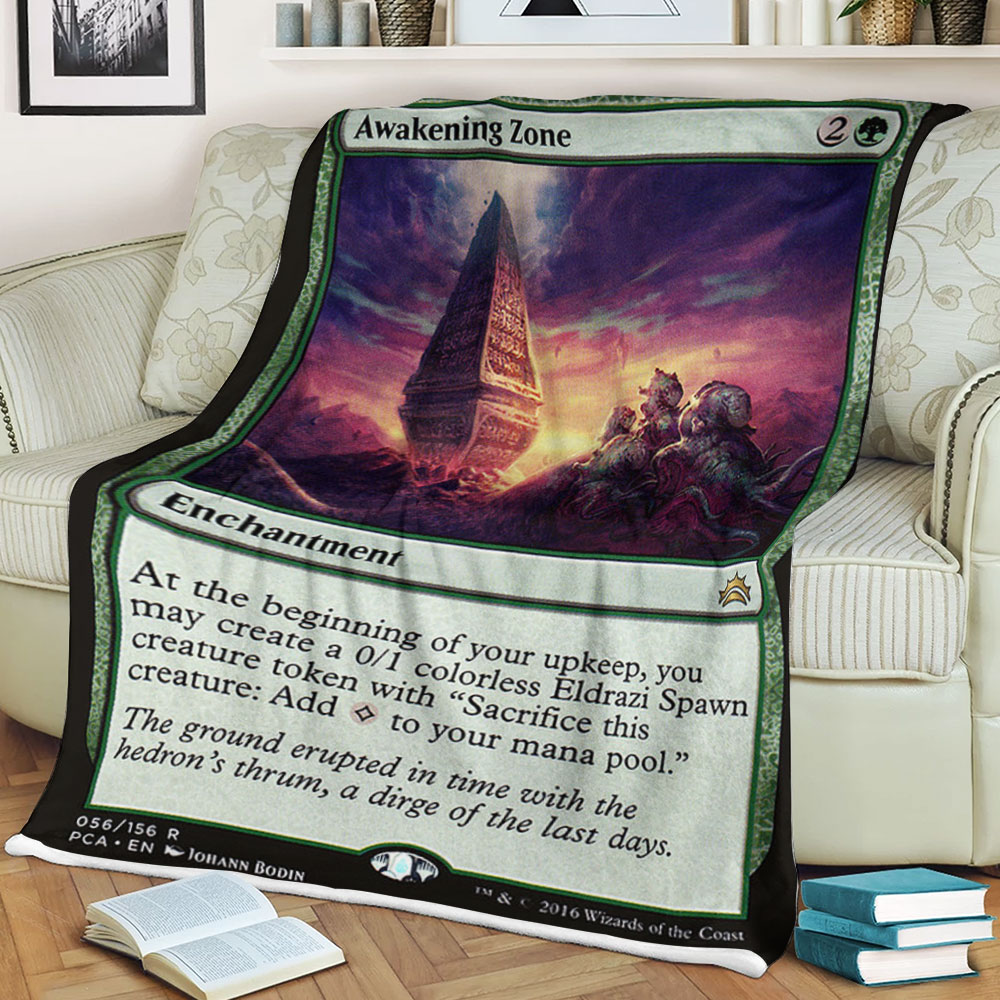 Game Magic The Gathering Awakening Zone Sherpa Blanket Game Magic The Gathering Awakening Zone Sherpa Blanket