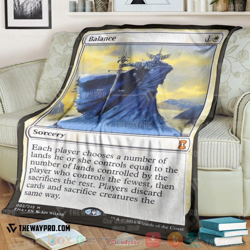 Game Magic The Gathering Balance Soft Blanket Game Magic The Gathering Balance Soft Blanket