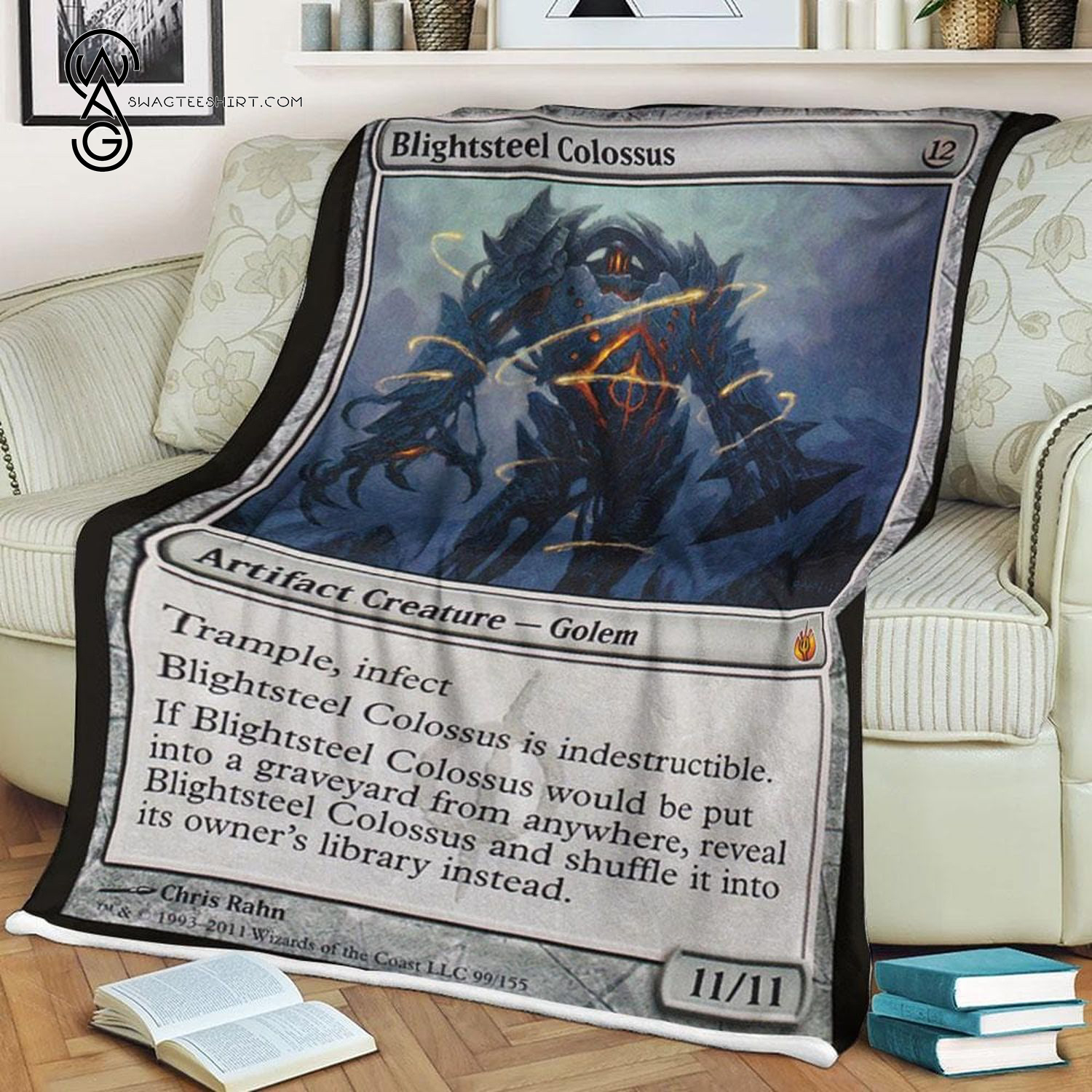 Game Magic The Gathering Blightsteel Colossus Blanket 2 Game Magic The Gathering Blightsteel Colossus Blanket 2