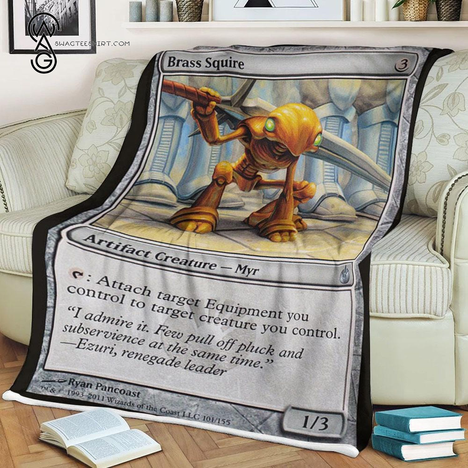 Game Magic The Gathering Brass Squire Blanket Game Magic The Gathering Brass Squire Blanket
