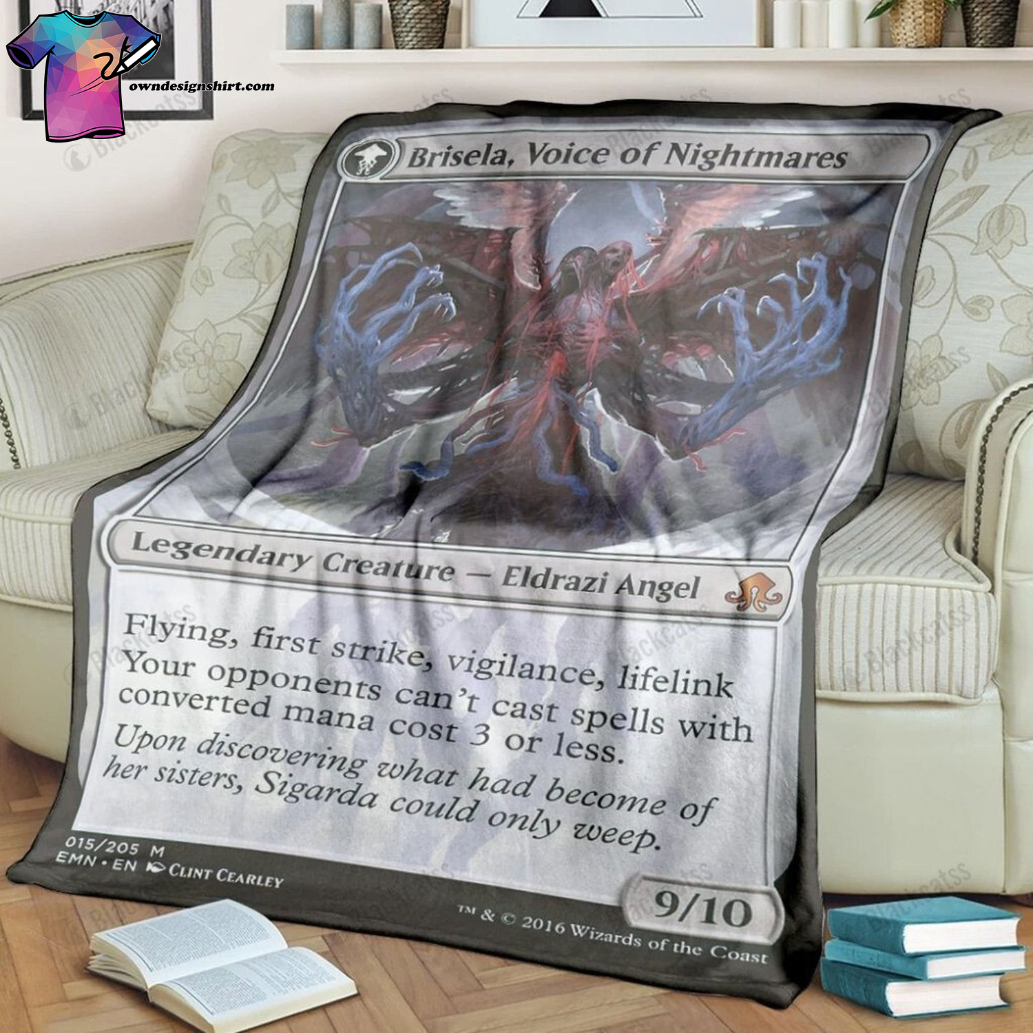 Game Magic The Gathering Brisela Voice Of Nightmares Full Print Soft Blanket Game Magic The Gathering Brisela Voice Of Nightmares Full Print Soft Blanket