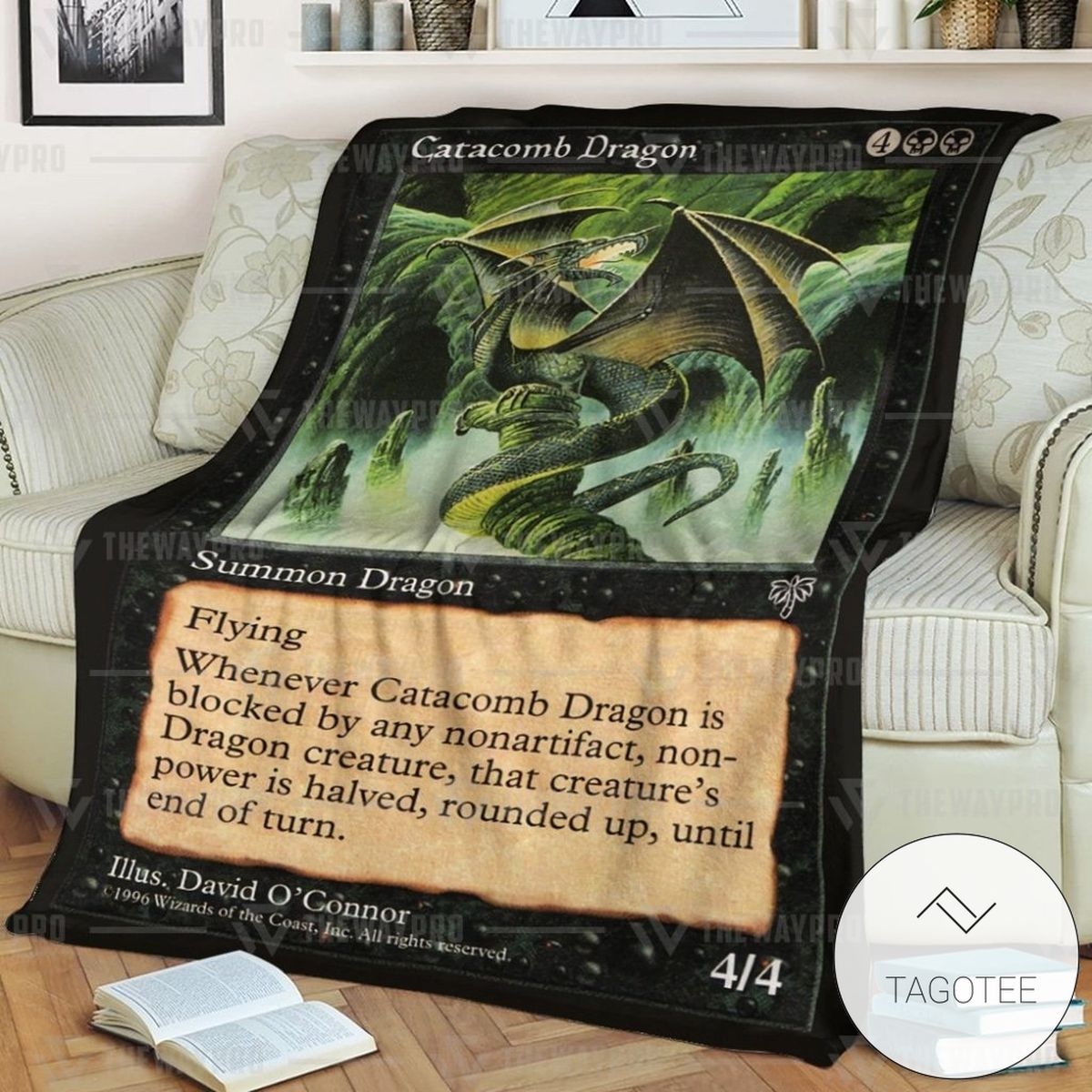 Game Magic The Gathering Catacomb Dragon Custom Soft Blanket Game Magic The Gathering Catacomb Dragon Custom Soft Blanket
