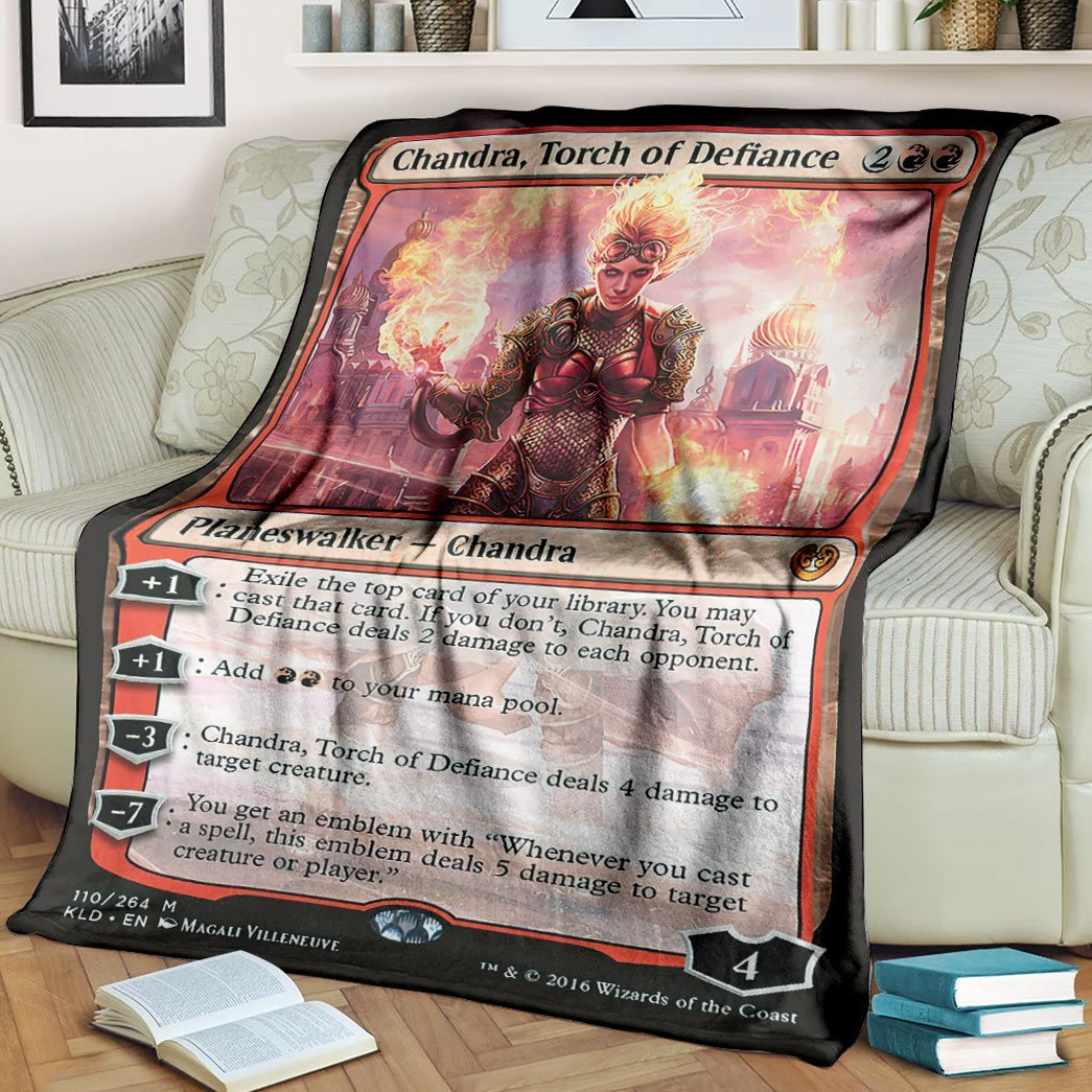 Game Magic The Gathering Chandra Torch Of Defiance Blanket Game Magic The Gathering Chandra Torch Of Defiance Blanket
