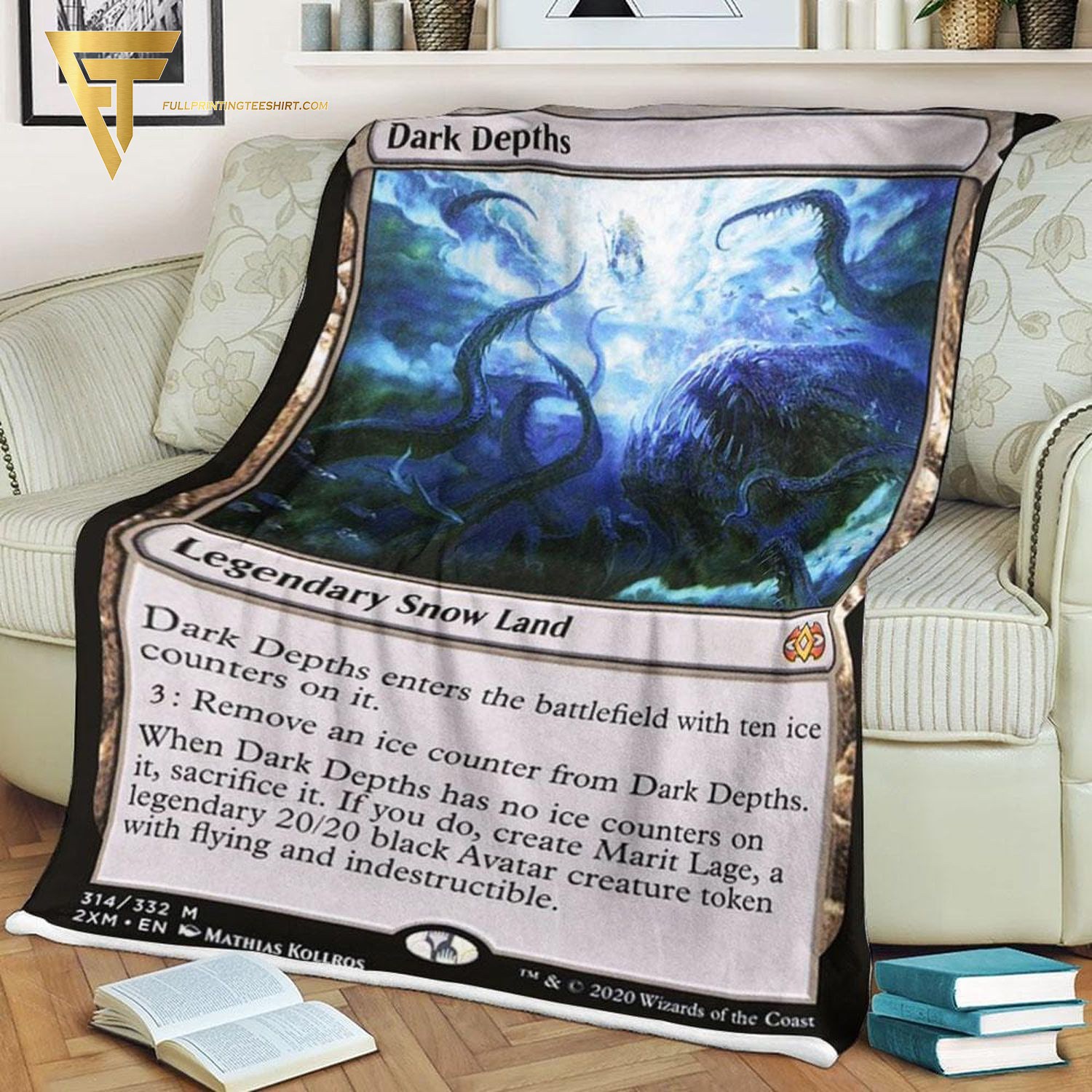 Game Magic The Gathering Dark Depths Blanket Game Magic The Gathering Dark Depths Blanket