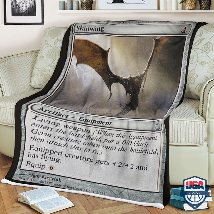 Game Magic The Gathering Fleece Blanket Skinwing Card Game Magic The Gathering Fleece Blanket Skinwing Card