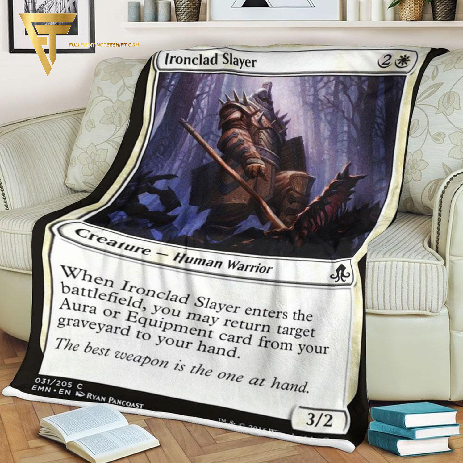 Game Magic The Gathering Ironclad Slayer Blanket Game Magic The Gathering Ironclad Slayer Blanket
