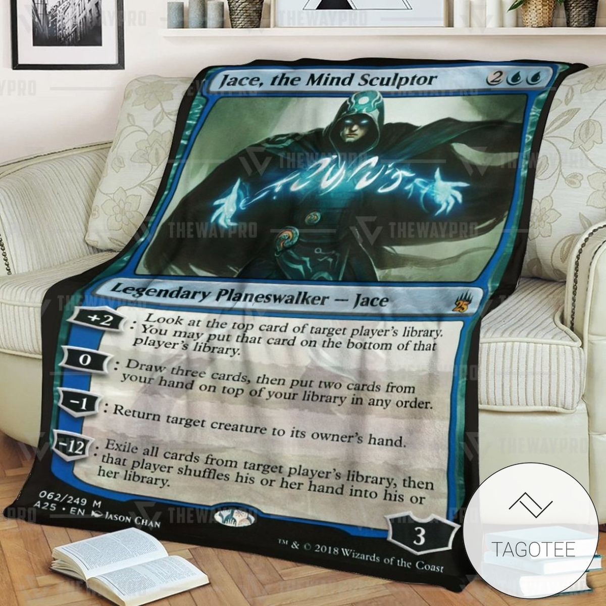 Game Magic The Gathering Jace The Mind Sculptor Custom Soft Blanket Game Magic The Gathering Jace The Mind Sculptor Custom Soft Blanket