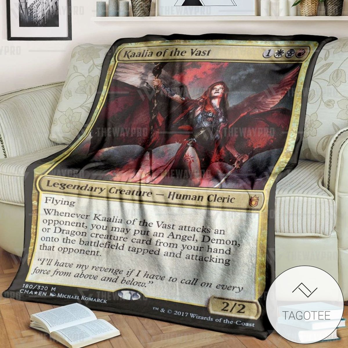 Game Magic The Gathering Kaalia Of The Vast Custom Soft Blanket Game Magic The Gathering Kaalia Of The Vast Custom Soft Blanket