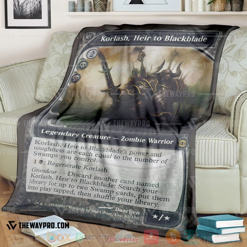 Game Magic The Gathering Korlash Heir To Blackblade Soft Blanket 2 Game Magic The Gathering Korlash Heir To Blackblade Soft Blanket 2