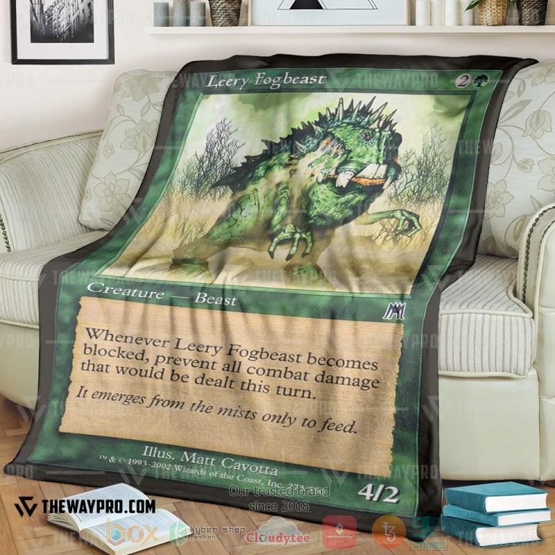 Game Magic The Gathering Leery Fogbeast Soft Blanket Game Magic The Gathering Leery Fogbeast Soft Blanket