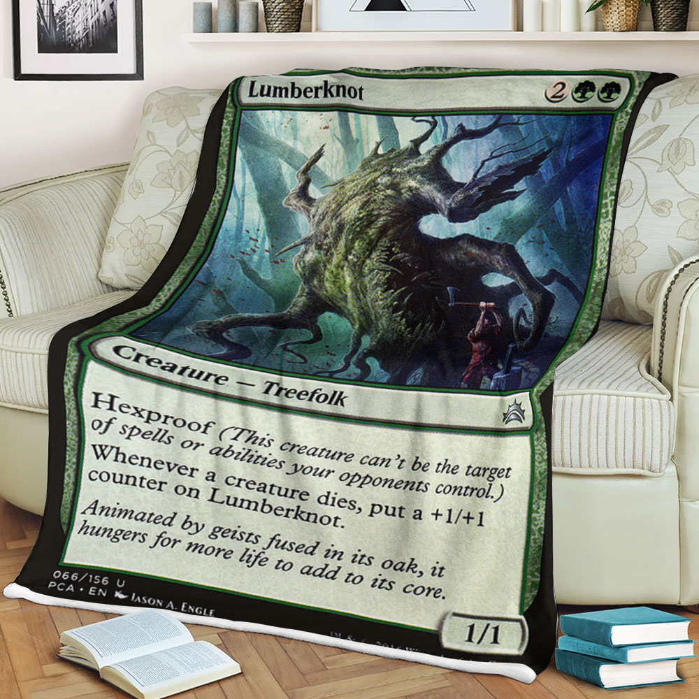 Game Magic The Gathering Lumberknot Sherpa Blanket Game Magic The Gathering Lumberknot Sherpa Blanket