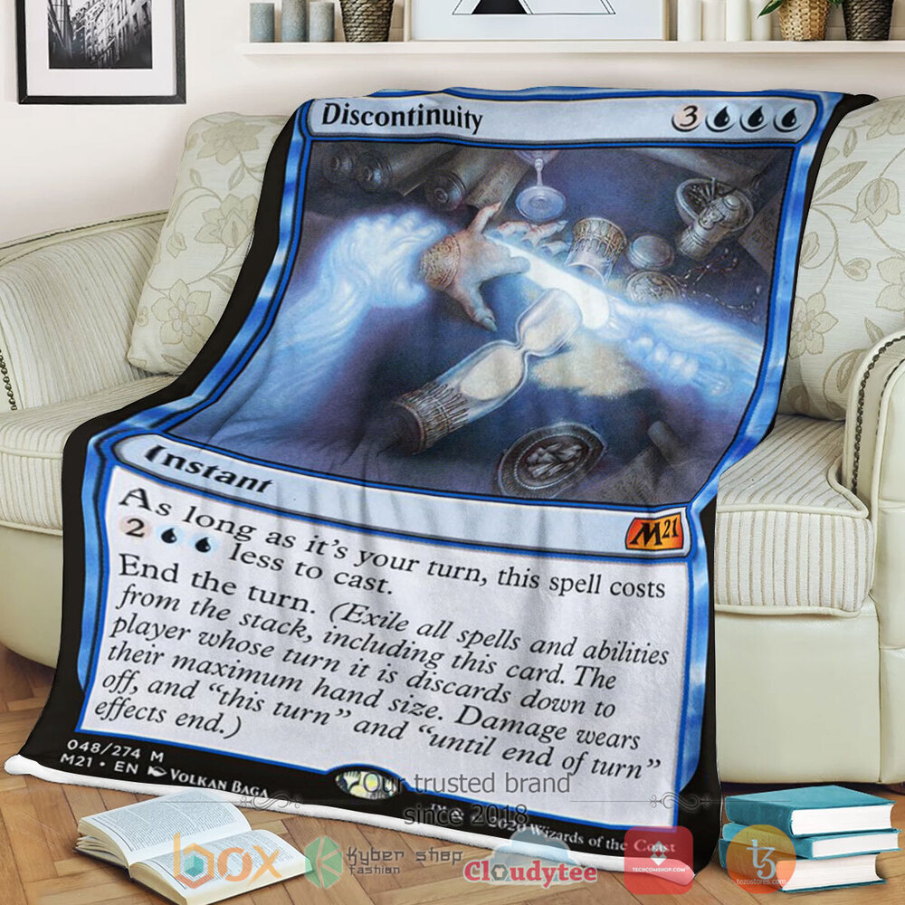 Game Magic The Gathering M21 48 Discontinuity Fleece Blanket Game Magic The Gathering M21 48 Discontinuity Fleece Blanket