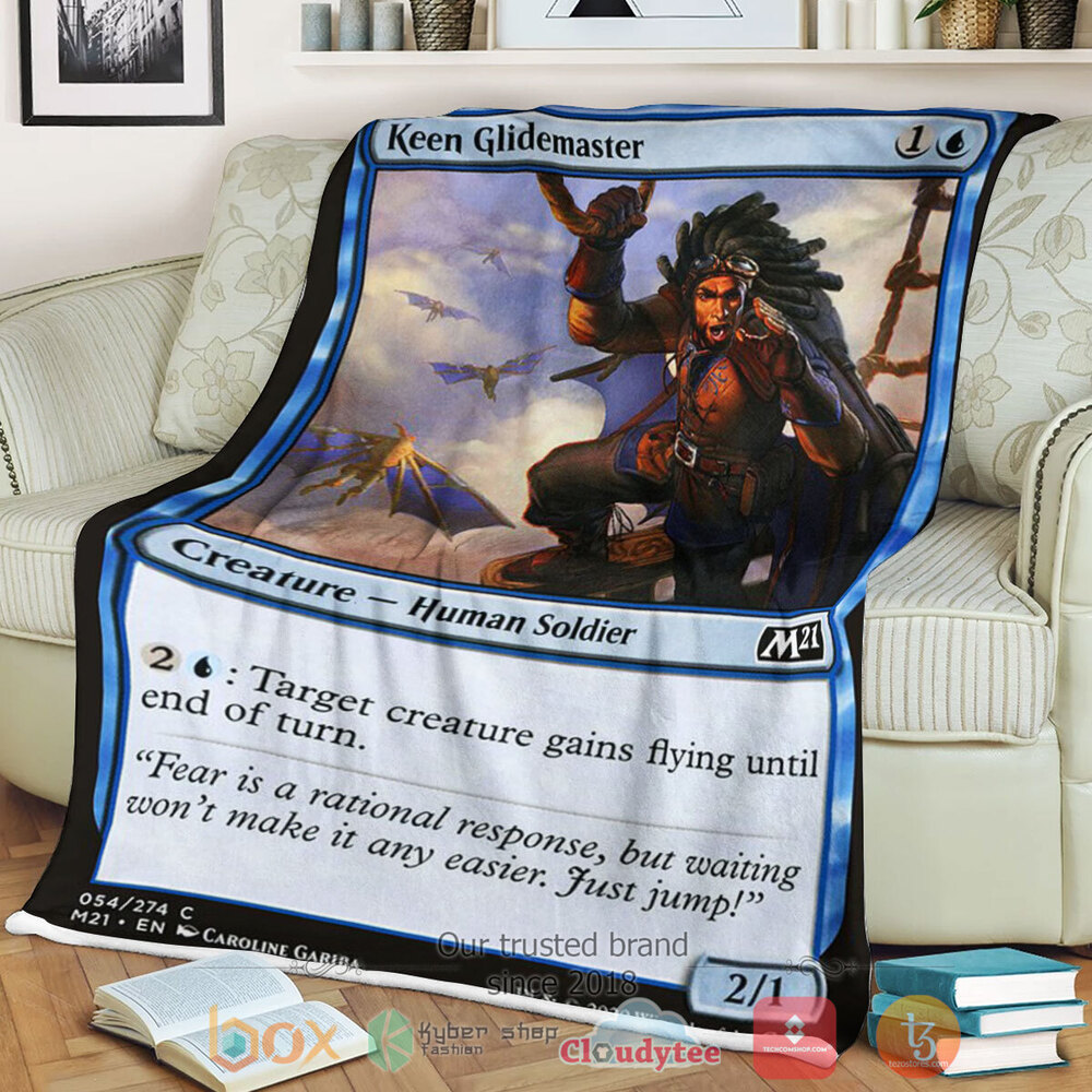 Game Magic The Gathering M21 54 Keen Glidemaster Fleece Blanket Game Magic The Gathering M21 54 Keen Glidemaster Fleece Blanket