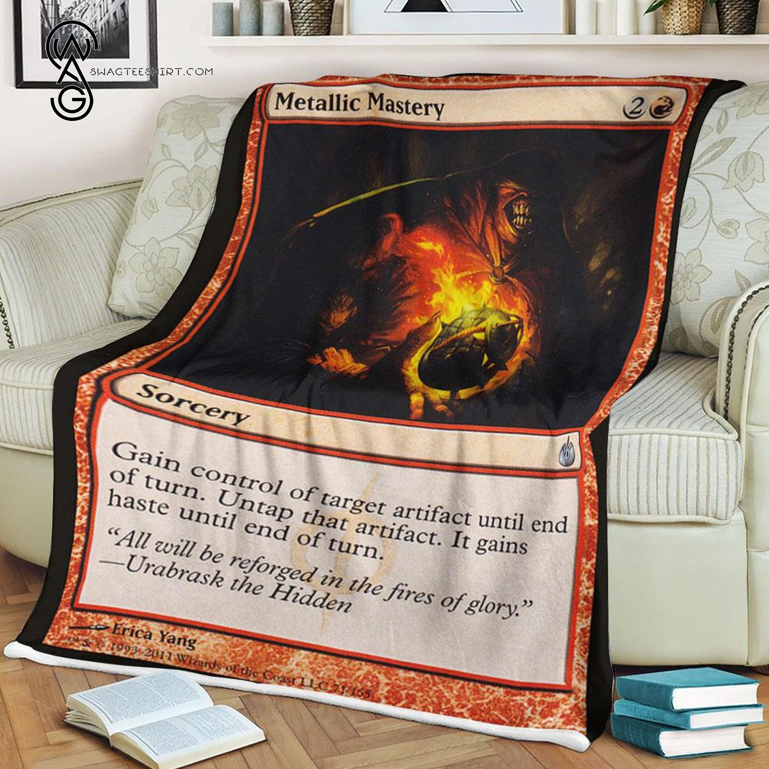 Game Magic The Gathering Metallic Mastery Blanket Game Magic The Gathering Metallic Mastery Blanket